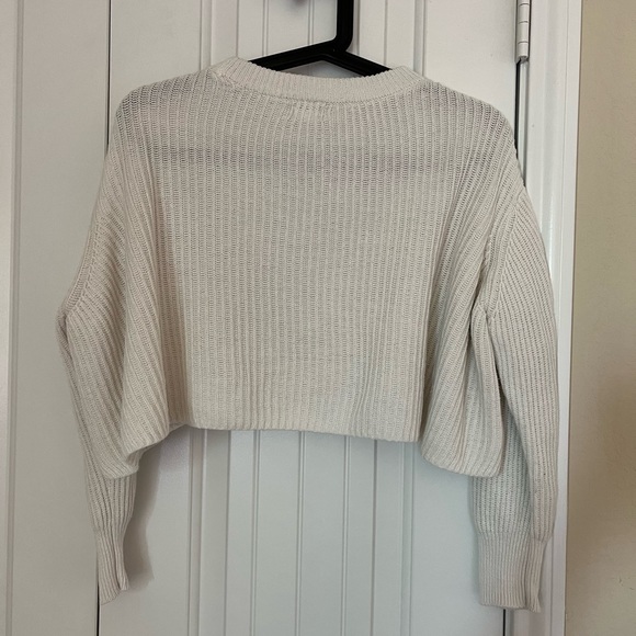 Cotton On cropped white sweater | Size XS - Picture 2 of 2